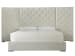 Modern - Brando California King Bed with Panels - White