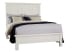 Maple Road - Queen Mansion Bed With Low Profile Footboard - Soft White