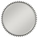 Taza - Round Iron Mirror - Dark Gray