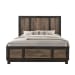 Harlington - Full Panel Bed - Dark Chocolate