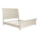 Farmhouse Reimagined - King Sleigh Bed - Antique White / Chestnut Tops