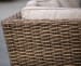 Havana - Sectional, With Self Welt - Canvas Flax / Dark Brown