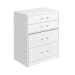 Irvine - Mini Vanity With Stool, LED And USB - Glossy White