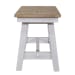 Lindsey Farm - Backless Bench - Weathered White