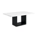 Valentino - Marble Standard Height Dining Table - White