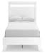 Flannia - White - Twin Panel Bed
