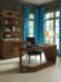Aventura - Paragon Angled Writing Table - Dark Brown