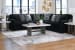 Midnight-Madness - 3-Piece Sectional - Onyx