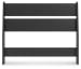 Socalle - Black - Twin Panel Headboard
