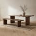Lila - Large Dining Bench - Brown