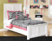 Bostwick Shoals - White - 5 Pc. - Dresser, Mirror, Twin Panel Bed