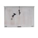 Allyson Park - Jr Executive Credenza Hutch - Wirebrushed White / Charcoal