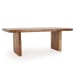 Straight Edge - 83" Dining Table - Natural