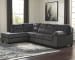 Accrington - Granite - Sectional with Chaise