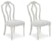 Montelaine - Antique White - Dining Upholstered Side Chair (Set of 2)