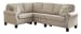Alessio - Beige - Loveseat 3 Pc Sectional