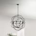 Derince - Iron Chandelier Large - Black