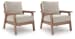 Grover Beach - Lounge Chair With Cushion (Set of 2) - Driftwood
