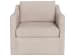 Asher - Swivel Chair Outdoor, Special Order - Beige