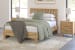 Bermacy - Light Brown - Full Platform Panel Bed