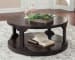 Rogness - Rustic Brown - Round Cocktail Table