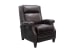 Barrett - Recliner-With Power And Power Headrest - Dark Brown - Leather