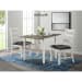 Martin - 3 Piece Drop Leaf Dining Set Table & Two Chairs - Brown