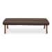 Arlo - Performance Fabric Bench - Dark Brown
