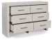 Zyniden - Silver - 4 Pc. - Dresser, Mirror, King Upholstered Panel Bed