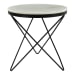Haley - Side Table Black Base - Black