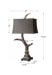 Stag Horn - Dark Shade Table Lamp - Dark Brown