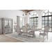 Glenmore - 7 Piece Standard Height Dining Set (Table, Four Chairs And Two Arm Chairs) - Aged Gray