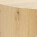 Layne - Round Coffee Table With Casters - Natural