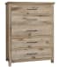 Dovetail - 5-Drawer Chest - Sun Bleached White