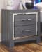 Lodanna - Gray - 6 Pc. - Dresser, Mirror, Full Panel Bed With 2 Storage Drawers, Nightstand