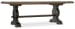Hill Country - Bandera 86" Table With 2-18" Leaves - Dark Brown