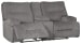 Coombs - Charcoal - Dbl Rec Pwr Loveseat W/console