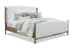 Verona - King Upholstered Bed - Dark Brown