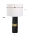 26.5" Table Lamp - Black