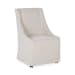 Warwick - Upholstered Rolling Dining Chair - Stone Beige