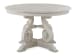 Bronwyn - 48" Round Dining Table With 2 Side Chairs, 2 Host Chairs And Buffet - Alabaster