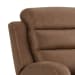Avanti - PU Power Motion Sofa With Power Motion Head Recliner - Whiskers Brown
