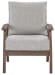 Emmeline - Brown / Beige - Lounge Chair W/Cushion (Set of 2)