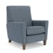 Digby - Fabric High-Leg Recliner - Blue