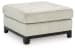 Maxon Place - Stone - Oversized Accent Ottoman