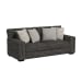 Tully - Loveseat With 4 Pillows - Galactic Charcoal