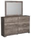 Ralinksi - Gray - 6 Pc. - Dresser, Mirror, King Panel Bed, 2 Nightstands