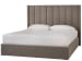 Modern - Upholstered Shelter Queen Bed
