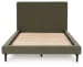 Chirason - Sage Green - Full Upholstered Bed With Roll Slats