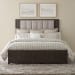 Modern Edge - Queen Upholstered Bed - Brown